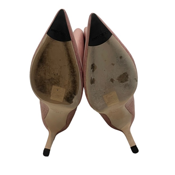 Jimmy Choo Pink Slouchy Mavis Boots - Picture 13 of 16